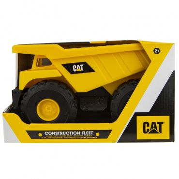 Т19108 Игрушка 1toy CAT самосвал Construction Fleet, 25 см, фривил, пластик, коробка